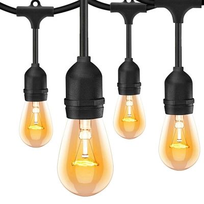 Patio RGB IP65 방수 온난 하얀 LED 야외 스트링 라이트