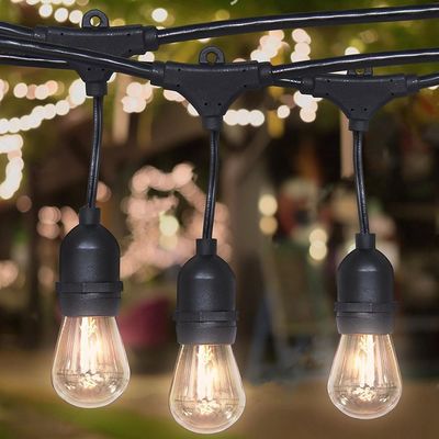 태양 운석 샤워 튜브 패치 램프 클러스터 LED 빛 사용자 정의 길이
