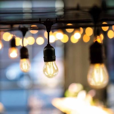 맞춤형 색상 크기 LED 스트링 라이트 야외 페스톤 정원 장식