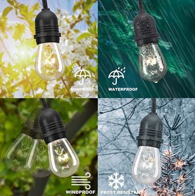 가정 장식 E26 LED 트윙클 라이트 트리 램프 사용자 정의 크기의 입력 전압