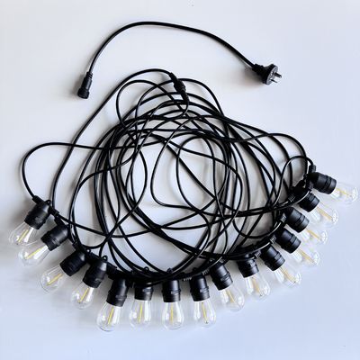 인증서 CE ROHS 전원 케이블 작동 독특한 디자인 LED 크리스마스 라이트 스트링
